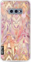 Casetastic Samsung Galaxy S10e Hoesje - Softcover Hoesje met Design - Coral and Amethyst Art Print