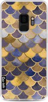 Casetastic Samsung Galaxy S9 Hoesje - Softcover Hoesje met Design - Sapphire Scales Print