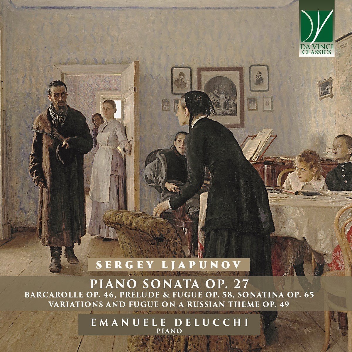 Emanuele Delucchi - Sergey Ljapunov: Piano Sonata Op. 27 And Other Piano Works (CD)