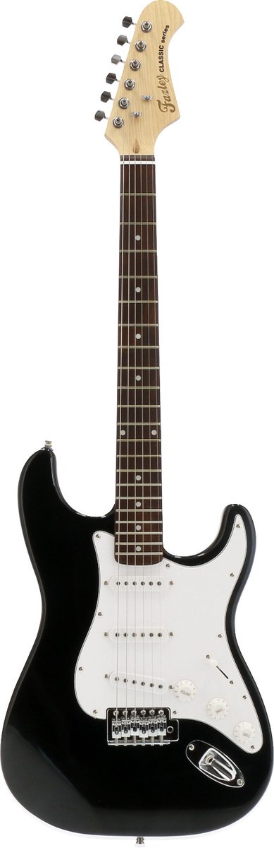 Fazley FST118BK elektrische gitaar zwart