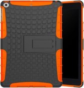 GadgetBay Survivor hoes standaard bescherming iPad 2017 2018 - Oranje Zwart