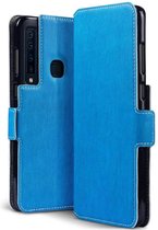 Qubits - slim wallet hoes - Samsung Galaxy A9 2018 - lichtblauw
