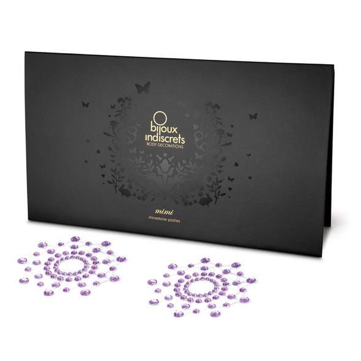 Goedkoopste Bijoux Indiscrets - Mimi - Tepelstickers - Paars