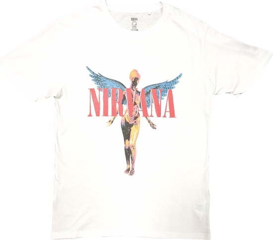 Nirvana Heren Tshirt Angelic Wit