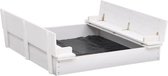 Bol.com Zandbak 95x90x15 cm vurenhout wit aanbieding