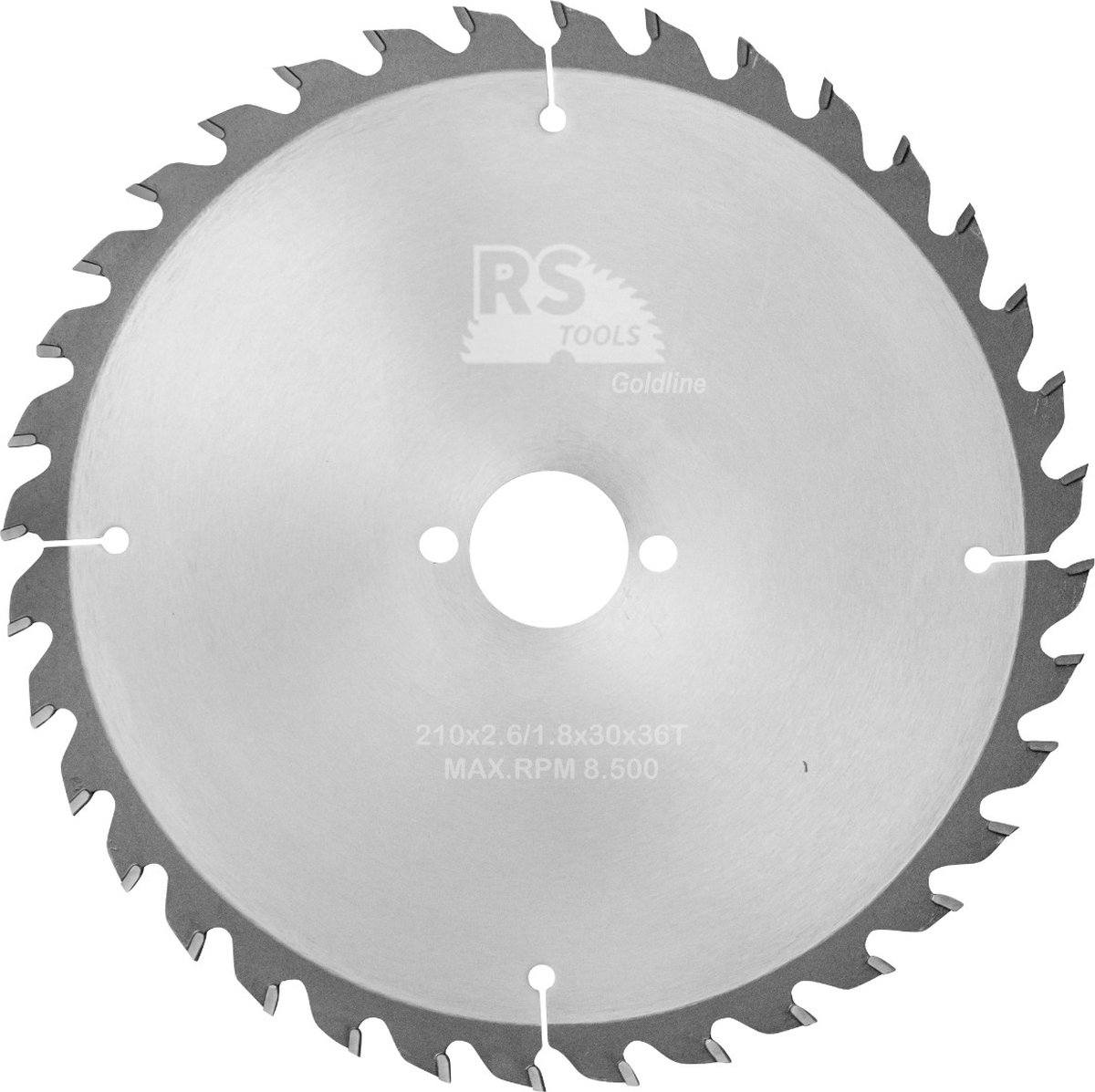 RStools HM cirkelzaag BasicLine Ø210 x 2,6 x 30 mm T=36 wisseltand