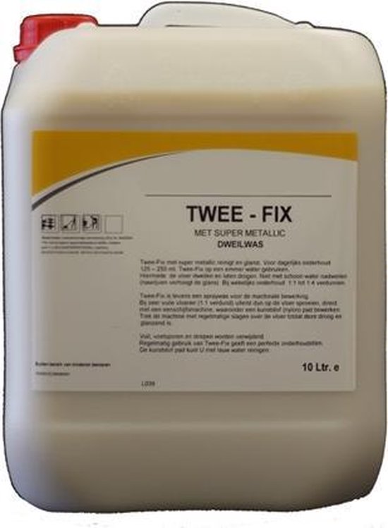 Foto: Dweilwas super metallic tweefix 10 ltr 