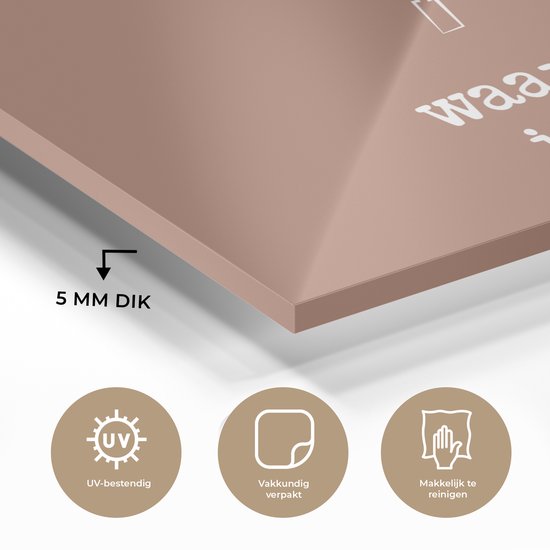 MuchoWow® Peinture sur verre 150x100 cm - Peinture sur verre acrylique - Là où il y a de la fumée, il y a un barbecue - Dictons - Citations - Photo sur verre - Peintures