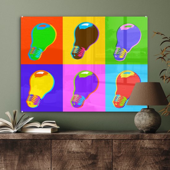 Peinture sur Verre - Pop Art Light - 80x60 cm - Peintures sur Verre Peintures - Photo sur Glas