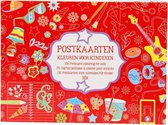 Kleur 20 Postkaarten voor Kinderen - Ansichtkaarten - Kaarten maken - Postkaarten Kleuren voor Kids - Dieren kaarten - Knutselen voor kinderen - Kerstkaart