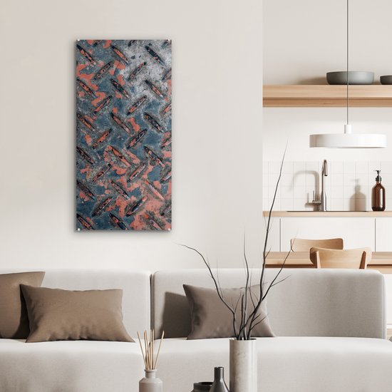 Peinture sur Verre - Fer - Plaques - Rouille - 40x80 cm - Peintures sur Verre Peintures - Photo sur Glas