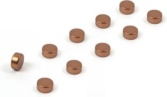 Trendform ronde magneten Steely koper