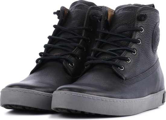 Blackstone Worker On Foxing AM02 - Sneaker Alta Uomo In Pelle - Tacco 2 Cm, Collezione 2016-2017