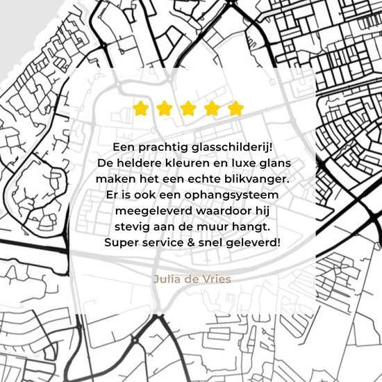 ® Glasschilderij 60x90 cm - Schilderij acrylglas - Kaart - Harderwijk - Zwart - Wit - Foto op glas - Muurdecoratie woonkamer - Wanddecoratie slaapkamer - Schilderijen