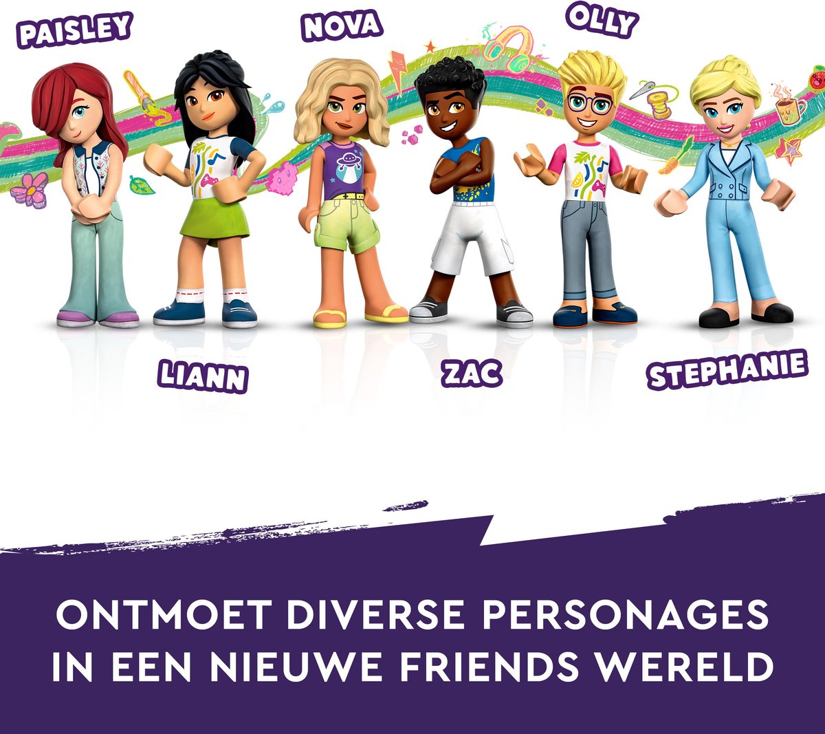 LEGO Friends Heartlake City Buurtcentrum Modular Building Speelgoed Set - 41748 — afbeelding 4