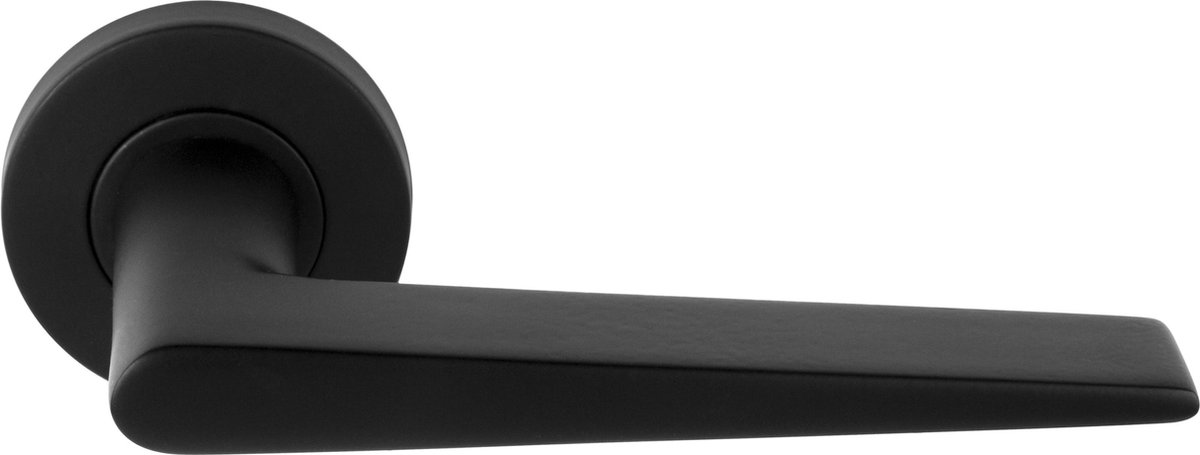 Formani BASICS LBXXI deurkruk op ronde rozet mat zwart PR