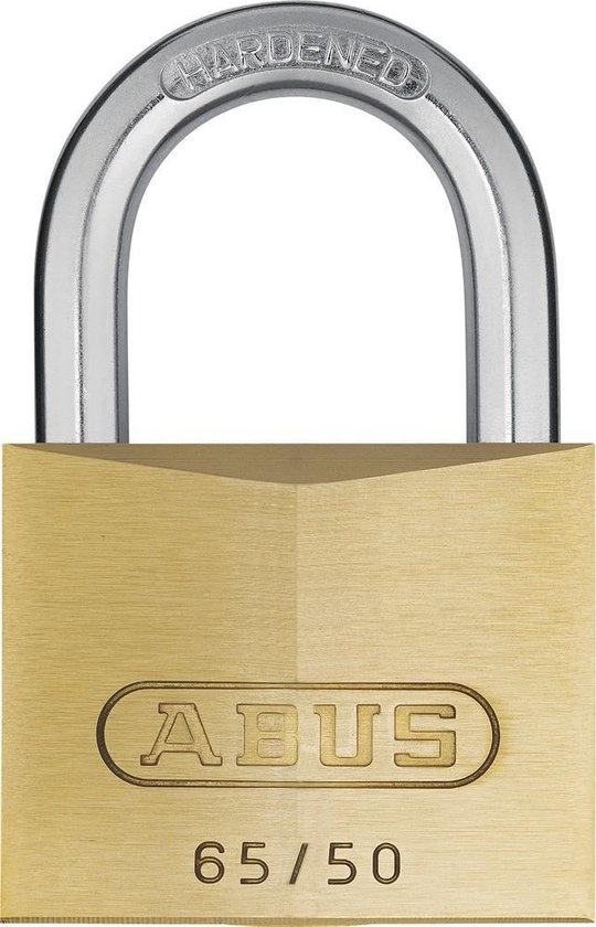 Abus hangslot 65 50mm mess gelijksluitend KA501