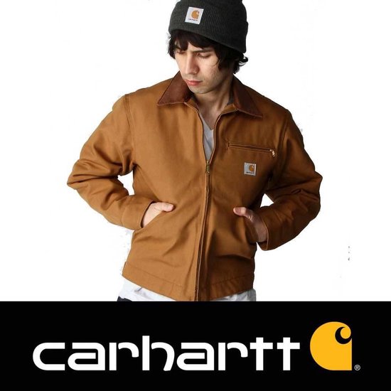Carhartt Duck Detroit Carhartt Brown Jacket Heren
