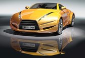 Fotobehang Sports Racing Car | PANORAMIC - 250cm x 104cm | 130g/m2 Vlies