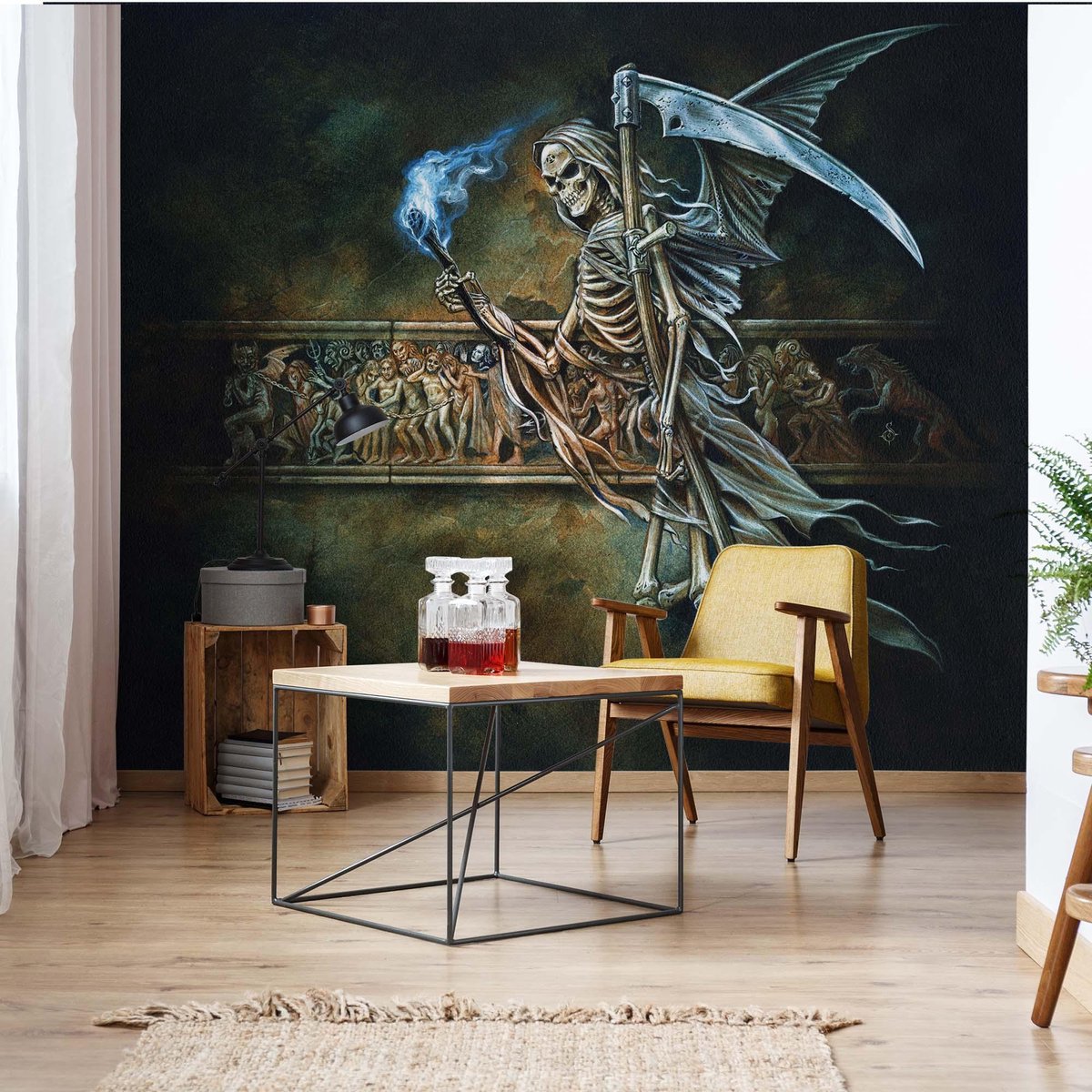 Fotobehang Alchemy Gothic | V4 - 254cm x 184cm | 130gr/m2 Vlies