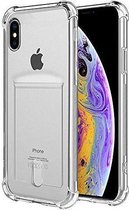 Shock case met pashouder geschikt voor Apple iPhone Xs Max