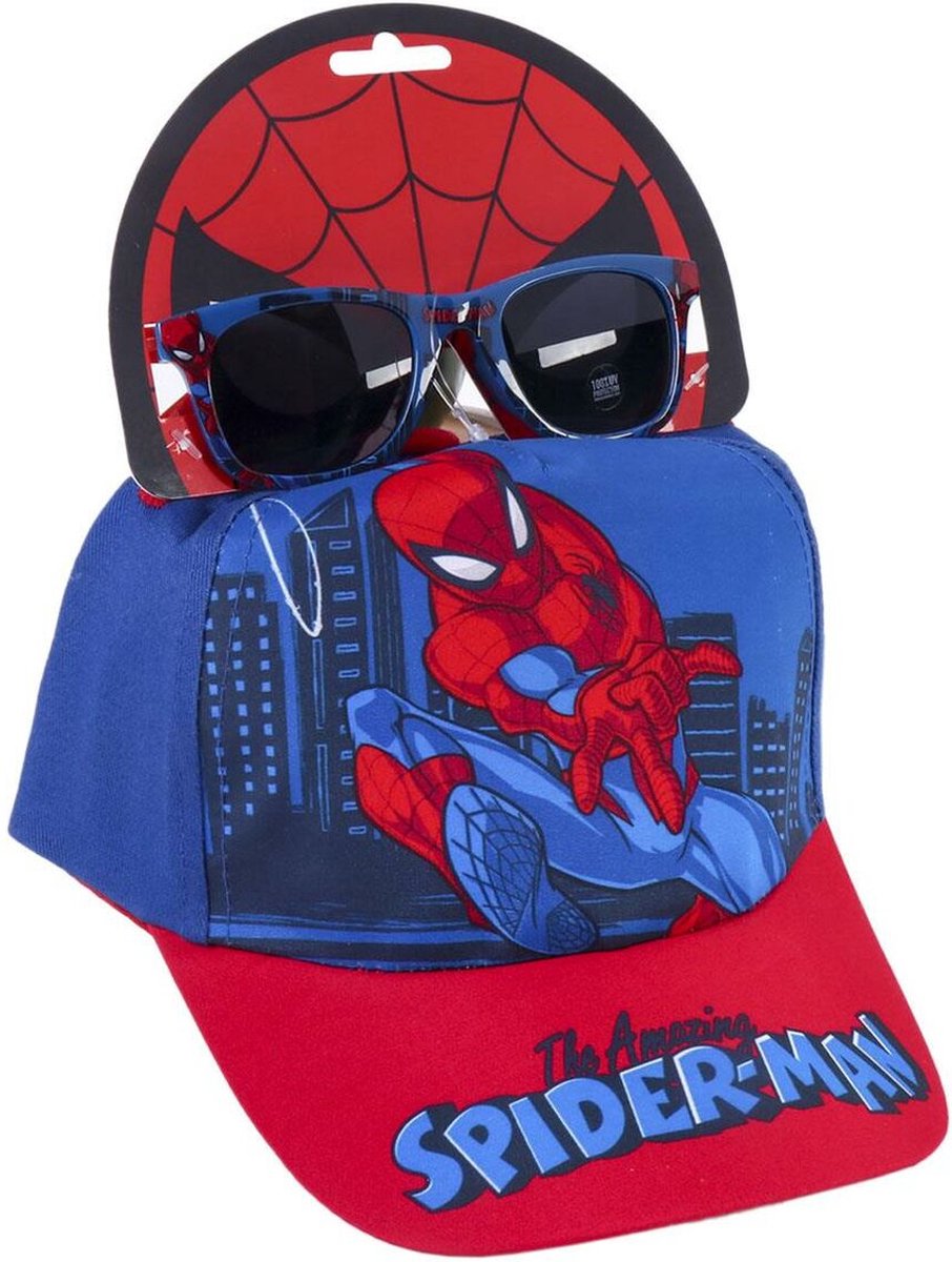 Child Cap Spiderman Blue (53 cm)