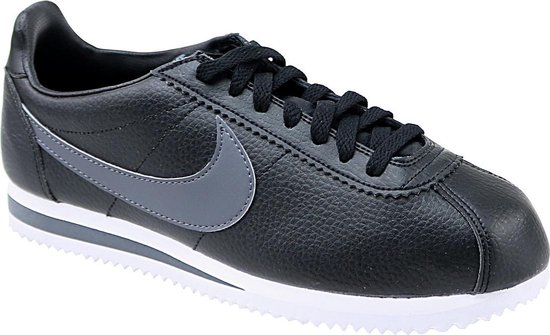 Voel me slecht Nadeel Voeding Nike Classic Cortez Leather Sportschoenen - Maat 41 - Mannen - zwart/grijs  | bol.com