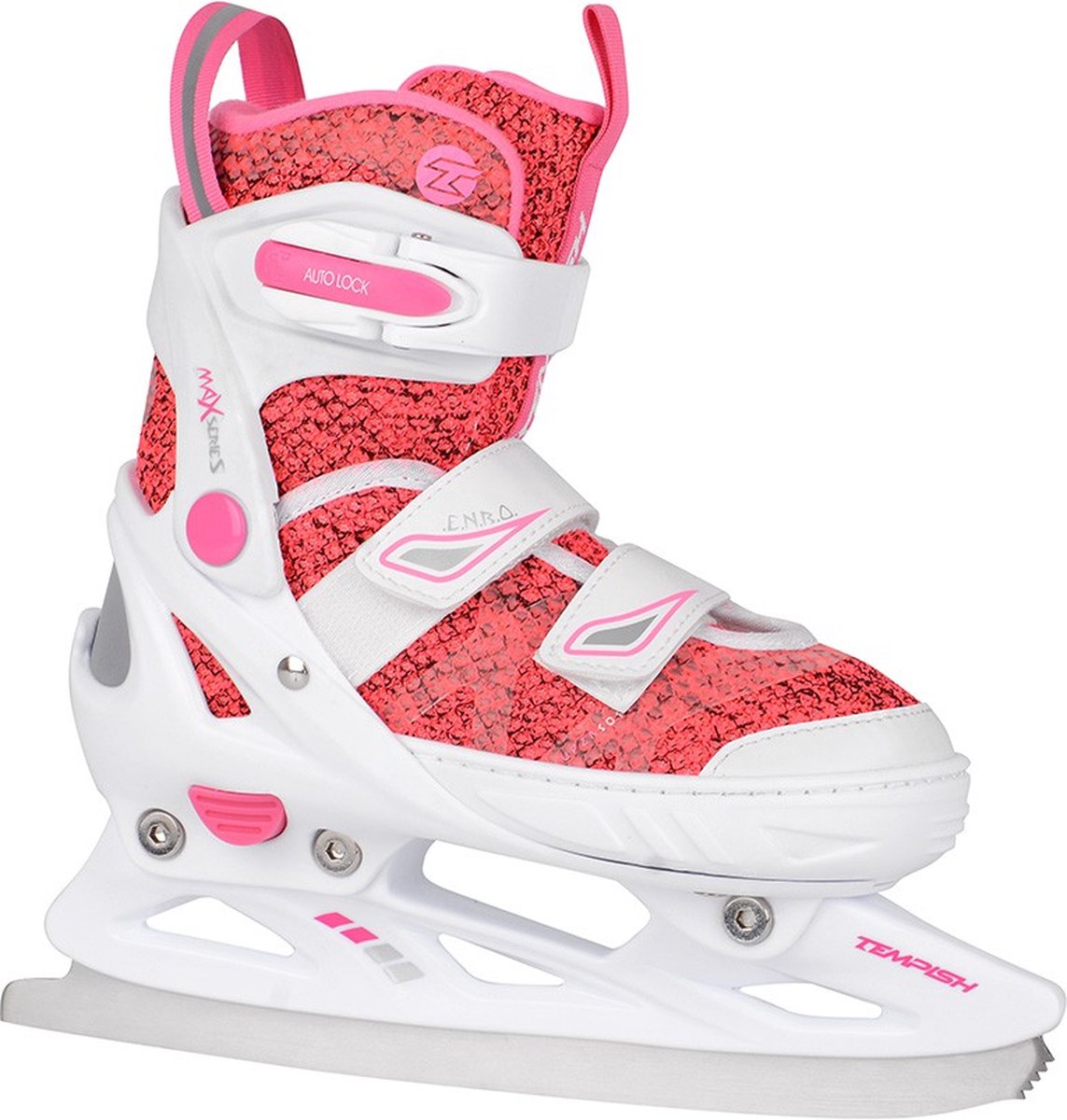 Tempish – Enbo Duo – IJshockeyschaatsen – Kinderen – Roze – 29-32 Tempish – Enbo Duo – IJshockeyschaatsen – Kinderen – Roze – 29-32