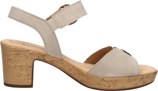 Gabor 764.1 Sandalen - Dames - Taupe - Maat 38,5