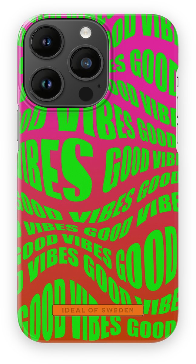 ideal of sweden fashion case geschikt voor Apple iphone 14 pro max good vibes