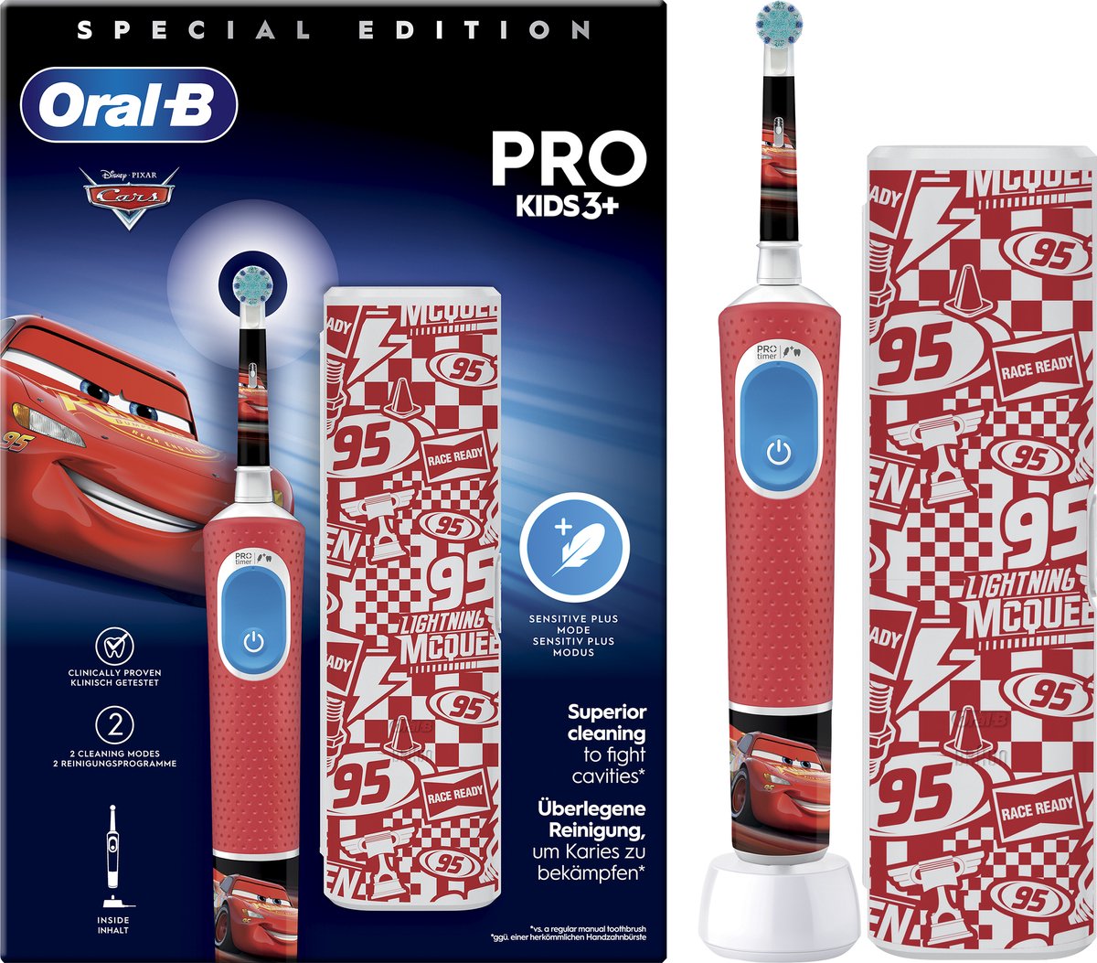 Oral-B Pro Kids - Cars - Elektrische Tandenborstel - Ontworpen Door Braun - Oral B