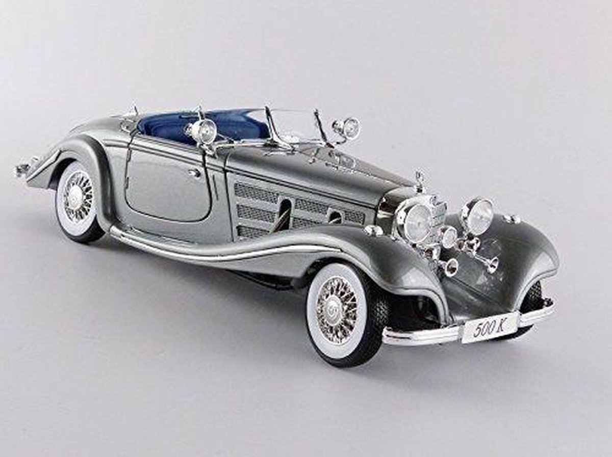 Modelauto Mercedes 500K Special Roadster 1:18 - speelgoed auto schaalmodel — afbeelding 12