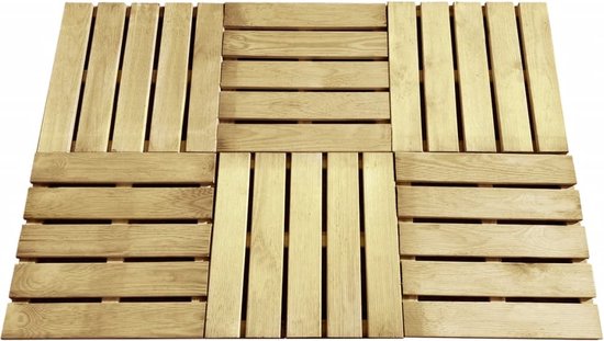 Terrastegel geïmpregneerd hout 50x50x2,8 cm kopen