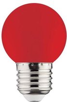 Lampe LED - Romba - Couleur rouge - Raccord E27 - 1W