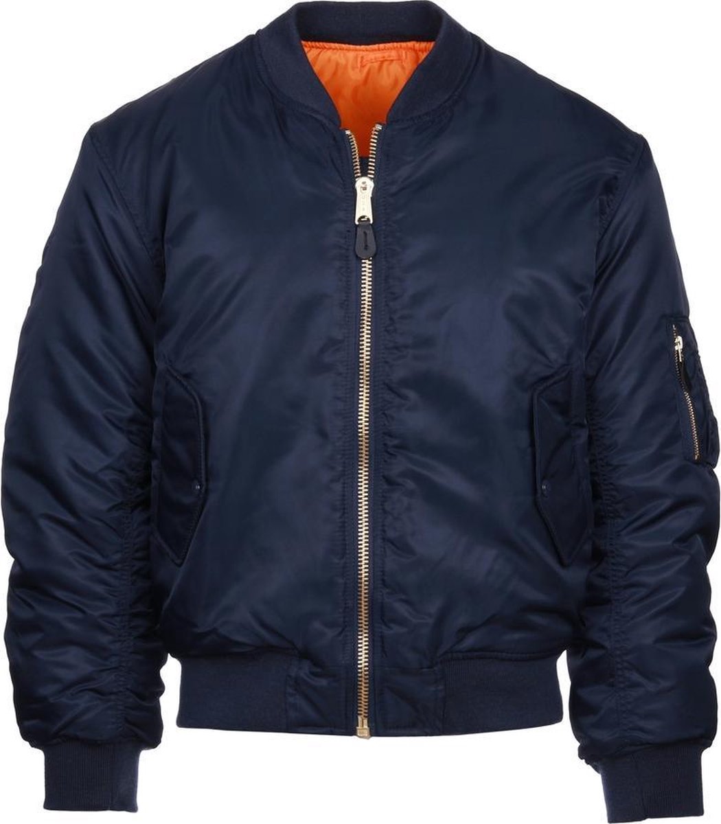 Fostex Garments MA-1 Bomber Jack Heren Jas 3XL Blauw