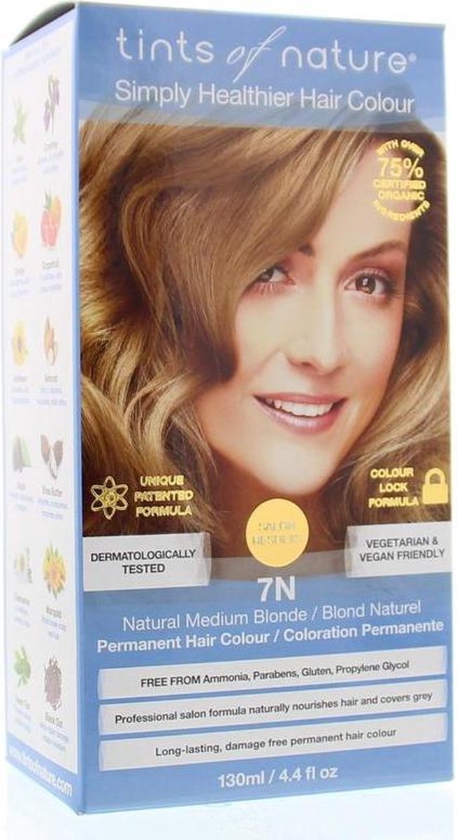 Tints Of Nature Haarkleuring - 7N Medium Blond