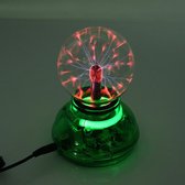 Auto Auto Plasma Magic Ball Sphere Lightening Lamp met Hand-Touching veranderend patroon Model (groen)