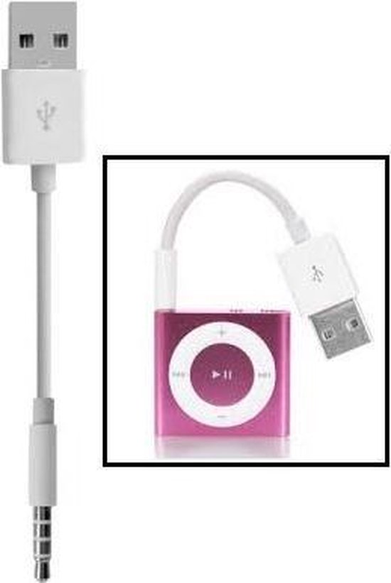 USB naar 3,5 mm Jack Data Sync & Charge-kabel voor iPod shuffle 1e / 2e /  3e / 4e / 5e... | bol.com