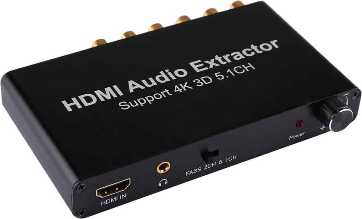 Manhattan Diversen eindpunt 4K 3D HDMI 5.1CH Audio-decoder-afzuigkap | bol.com