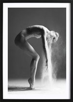 Ballet Dancer (50x70cm) - Wallified - Tekst - Zwart Wit - Poster - Wall-Art - Woondecoratie - Kunst - Posters