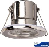 V-tac Plafondlamp Vt-885 5w 3000k 500 Lm 81,5 Mm Satijn Zilver