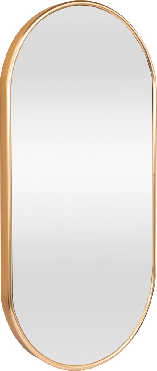 en.casa Spiegel Picciano hangend 40x80 cm goudkleurig
