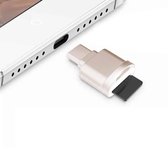 POFAN F05 USB-C / Type-C 3.1 naar Micro SD-kaart (TF-kaart) Lezeradapter voor Macbook / Google Chromebook / Nokia N1 Tablet PC / OTG-functie Smartphones (goud)