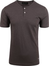 Marc O'Polo - T-Shirt Slub Bruin - Heren - Maat XXL - Regular-fit