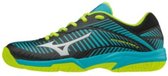 Mizuno Wave Exceed Star Jr 2 CC blauw zwart tennisschoenen kids (61GC186125)