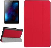 Lenovo Tab 3 7 Essential hoes - Tri-Fold Book Case Rood