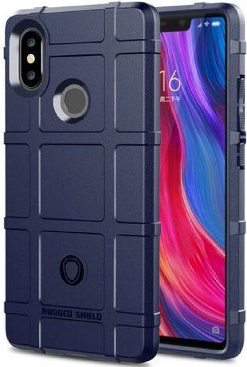 Hoesje voor Xiaomi 8 - Beschermende hoes - Back Cover - TPU Case - Blauw