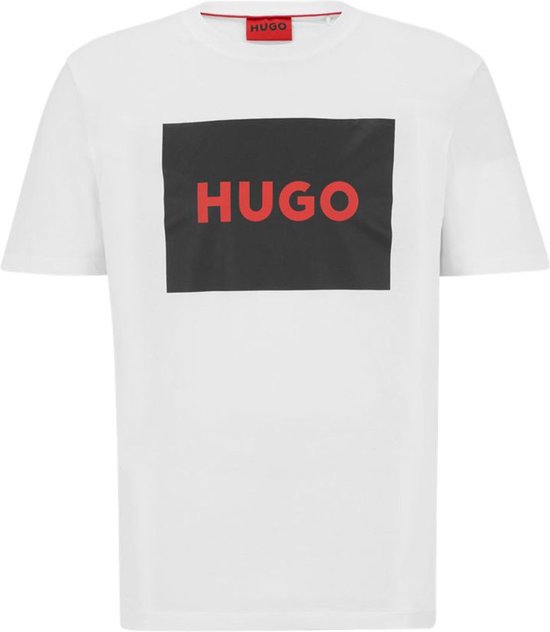 Voorbereiding Prominent keuken HUGO Dulive222 10229761 01 T-shirt Met Korte Mouwen Heren - Open White - L  | bol.com
