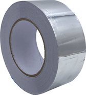 Tape Aluminium - 50mm x 50m - ruban d'étanchéité - résistant à la chaleur - 1 rouleau