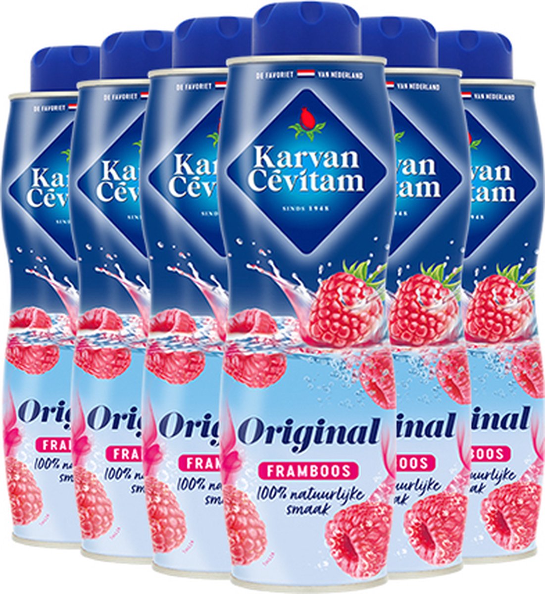 Karvan Cévitam Framboos - Siroop - 6 x 600ml